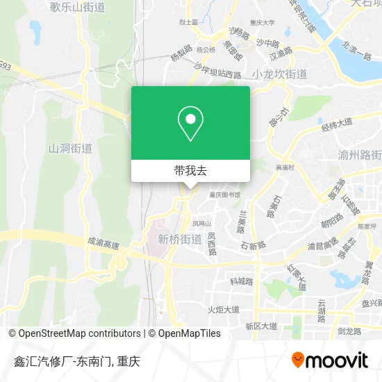 鑫汇汽修厂-东南门地图