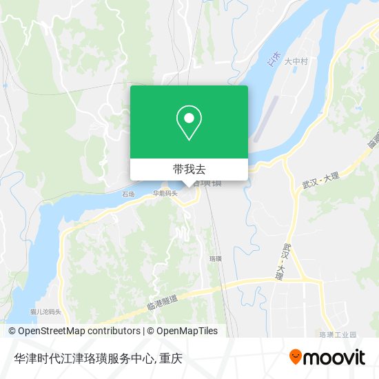 华津时代江津珞璜服务中心地图