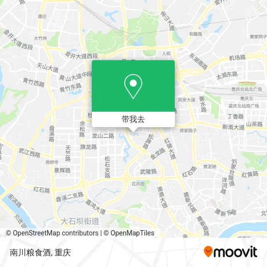 南川粮食酒地图