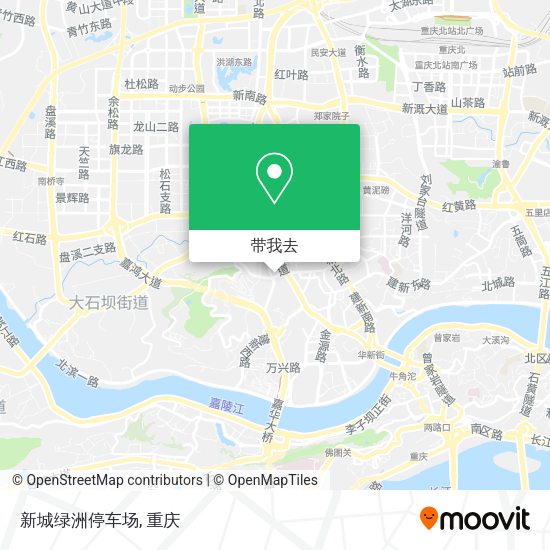 新城绿洲停车场地图