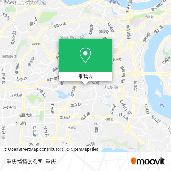 重庆挡挡盒公司地图