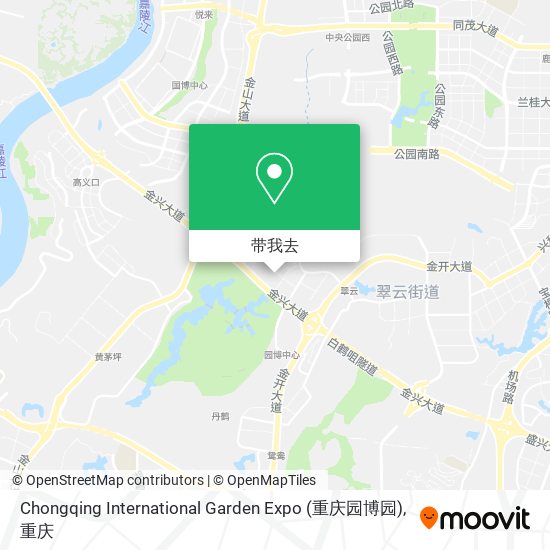 Chongqing International Garden Expo (重庆园博园)地图