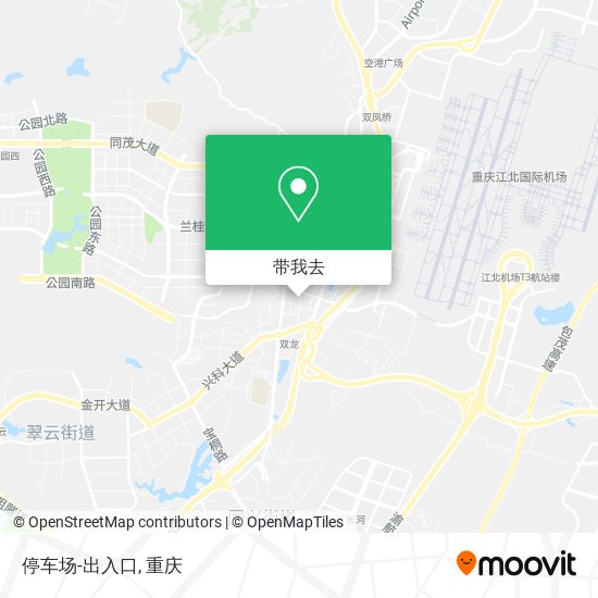 停车场-出入口地图