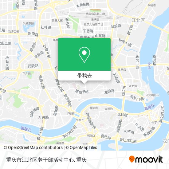 重庆市江北区老干部活动中心地图