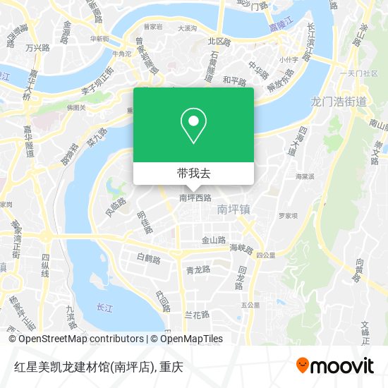 红星美凯龙建材馆(南坪店)地图