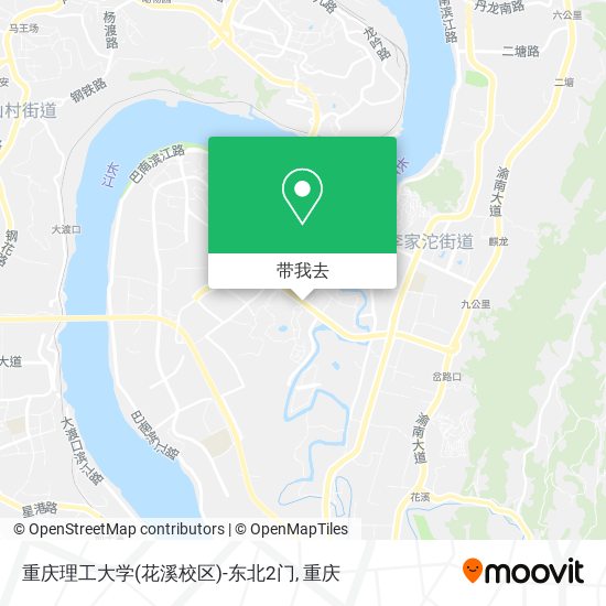 重庆理工大学(花溪校区)-东北2门地图