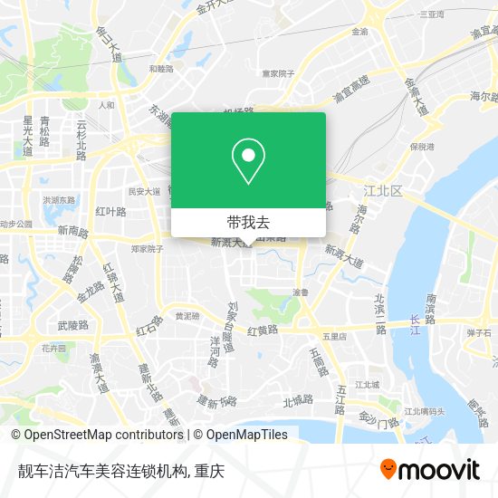 靓车洁汽车美容连锁机构地图
