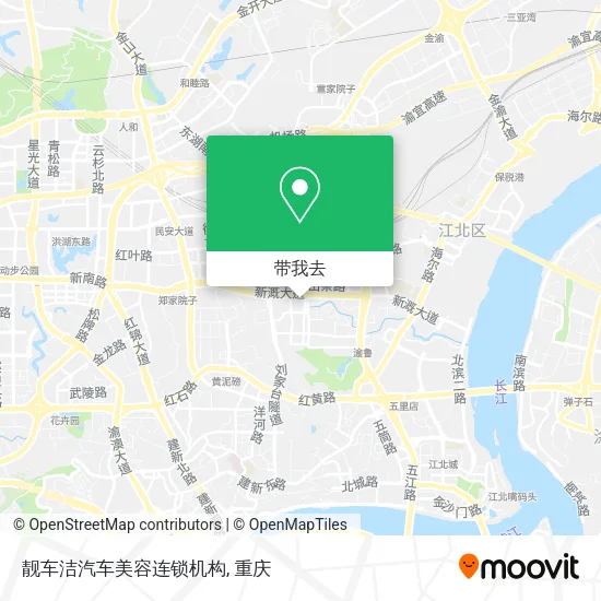 靓车洁汽车美容连锁机构地图