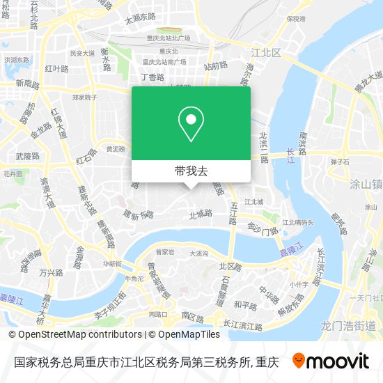 国家税务总局重庆市江北区税务局第三税务所地图