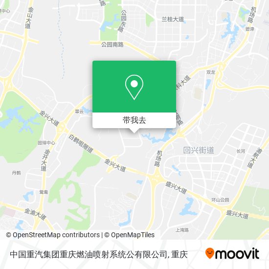 中国重汽集团重庆燃油喷射系统公有限公司地图