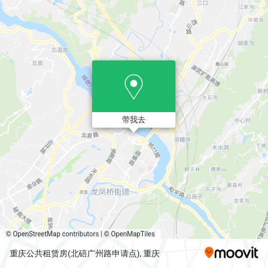 重庆公共租赁房(北碚广州路申请点)地图