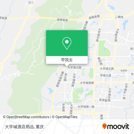 大学城酒店用品地图