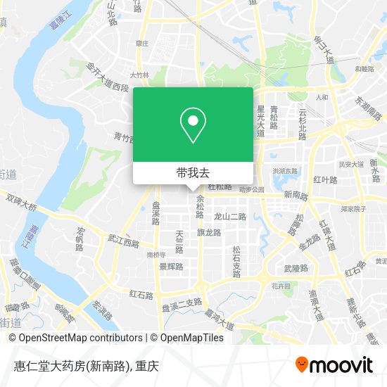 惠仁堂大药房(新南路)地图