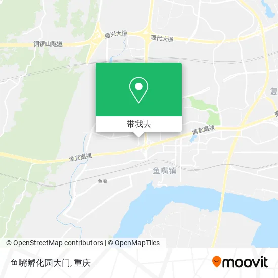 鱼嘴孵化园大门地图