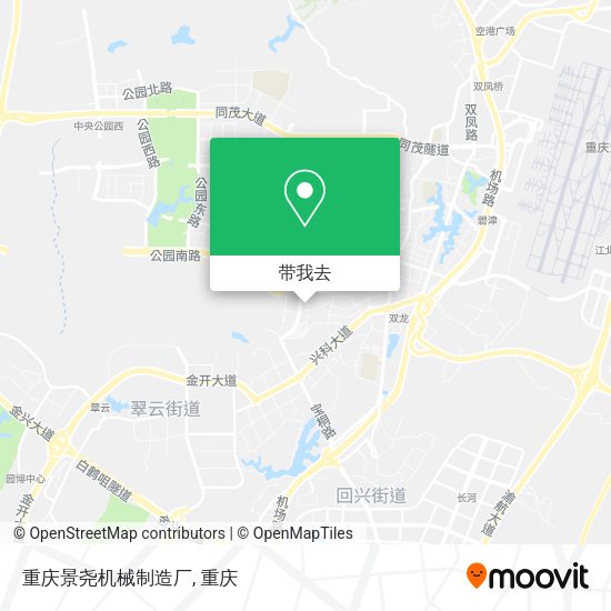 重庆景尧机械制造厂地图