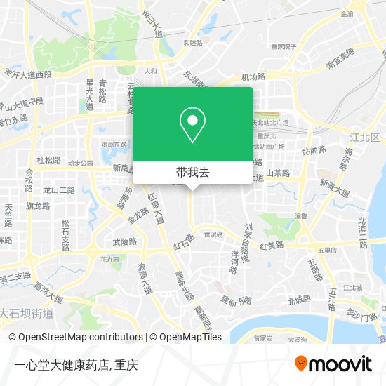 一心堂大健康药店地图