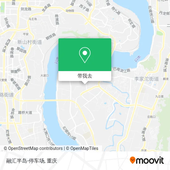 融汇半岛-停车场地图