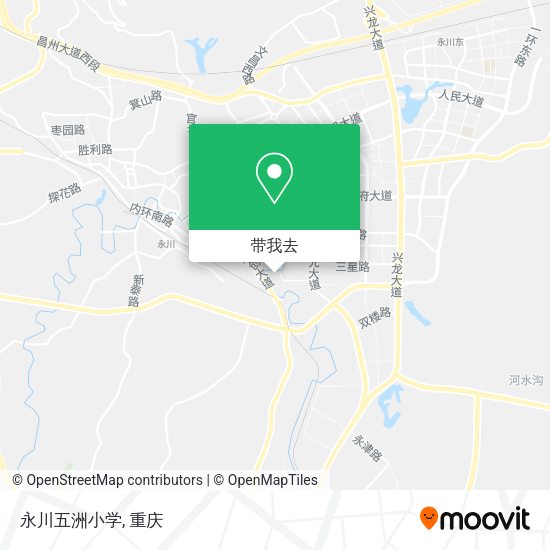 永川五洲小学地图