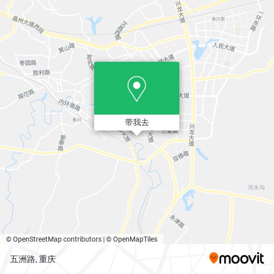 五洲路地图