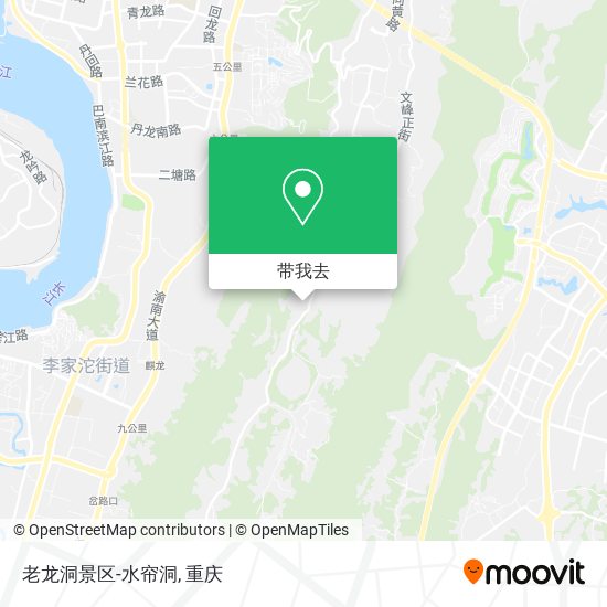 老龙洞景区-水帘洞地图
