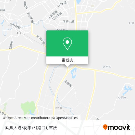 凤凰大道/花果路(路口)地图
