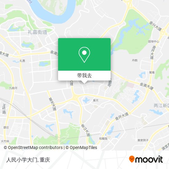 人民小学大门地图