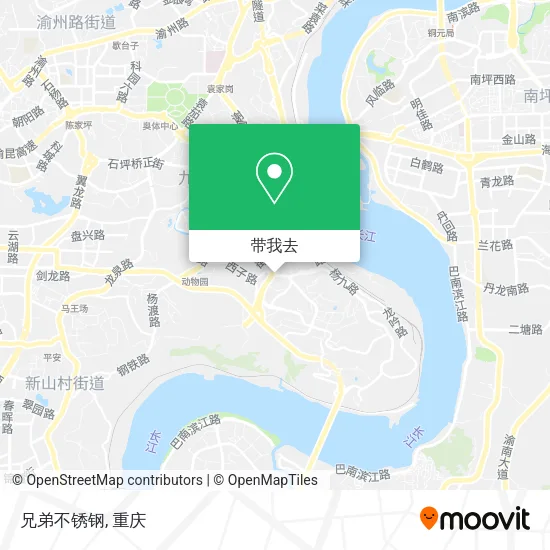 兄弟不锈钢地图