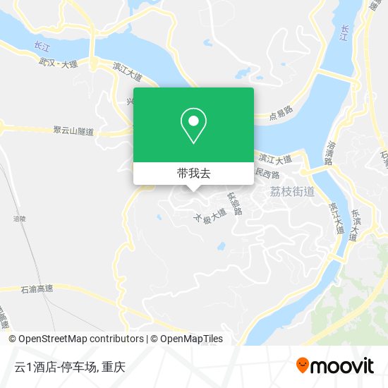 云1酒店-停车场地图