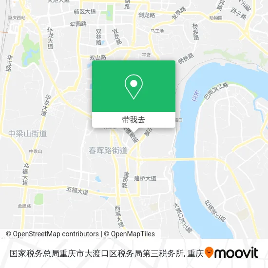 国家税务总局重庆市大渡口区税务局第三税务所地图