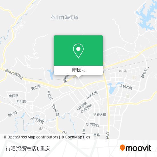 街吧(经贸校店)地图