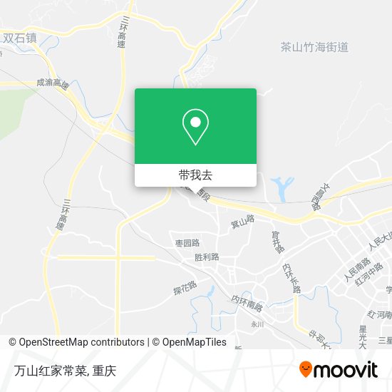 万山红家常菜地图
