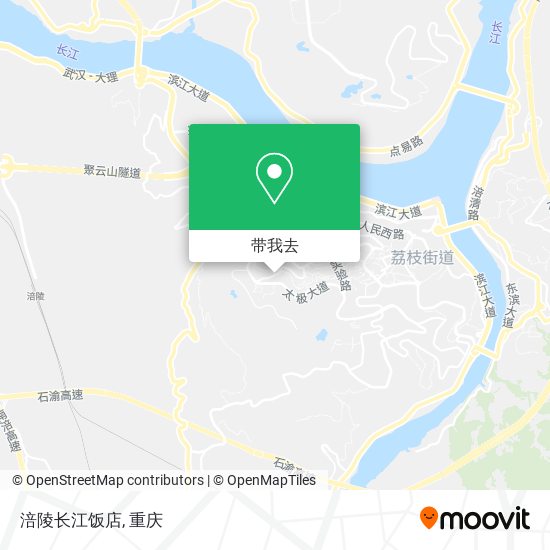 涪陵长江饭店地图