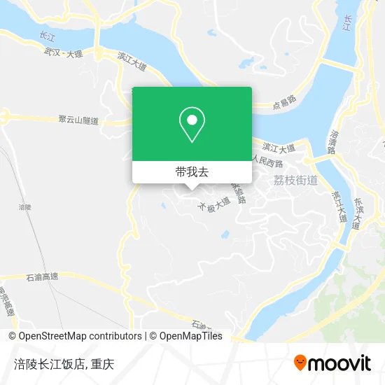 涪陵长江饭店地图