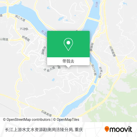 长江上游水文水资源勘测局涪陵分局地图