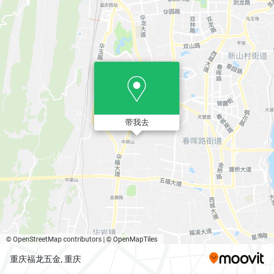 重庆福龙五金地图