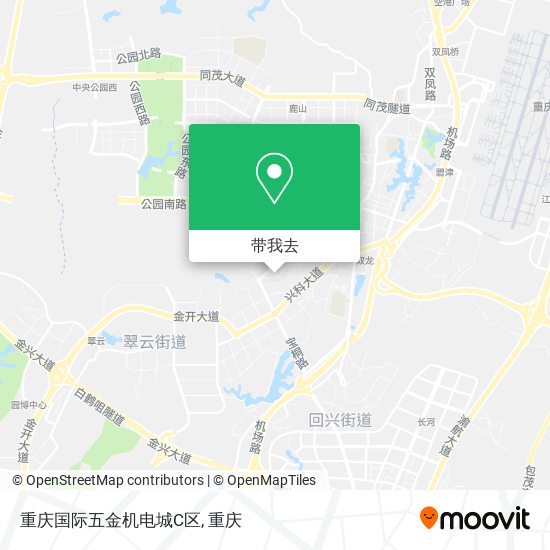 重庆国际五金机电城C区地图