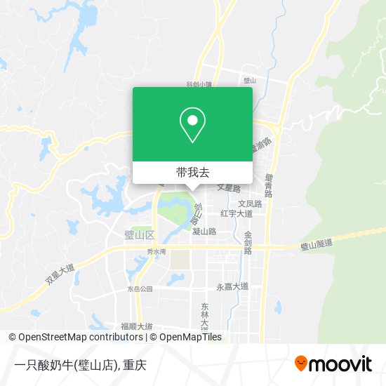 一只酸奶牛(璧山店)地图