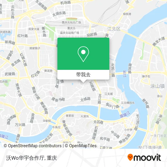 沃Wo华宇合作厅地图