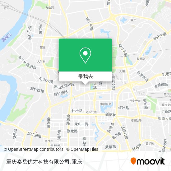 重庆泰岳优才科技有限公司地图