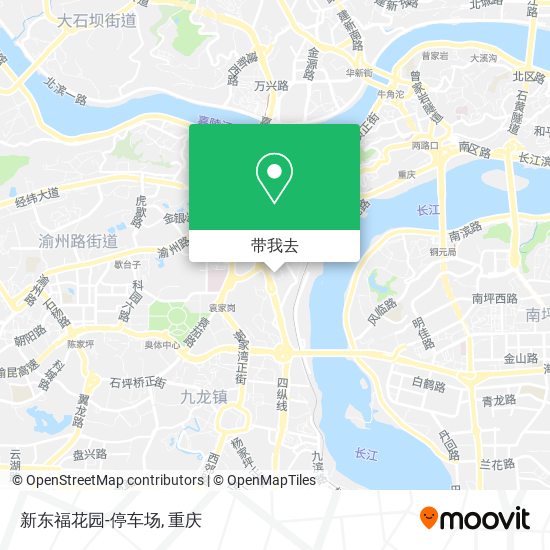 新东福花园-停车场地图