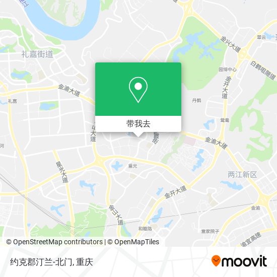约克郡汀兰-北门地图