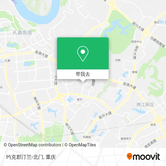 约克郡汀兰-北门地图