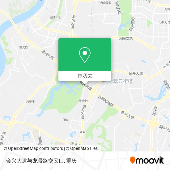 金兴大道与龙景路交叉口地图