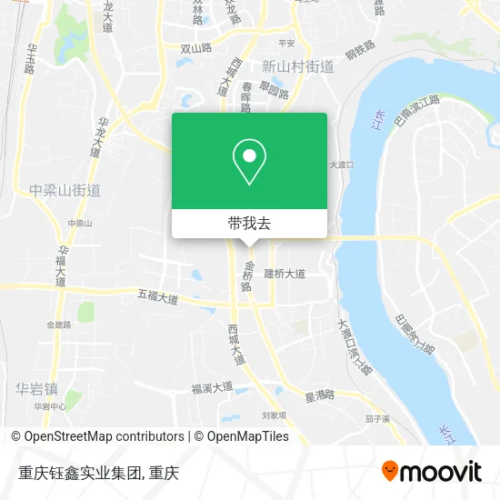 重庆钰鑫实业集团地图