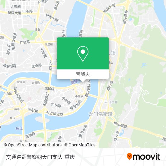 交通巡逻警察朝天门支队地图