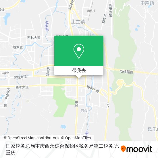 国家税务总局重庆西永综合保税区税务局第二税务所地图