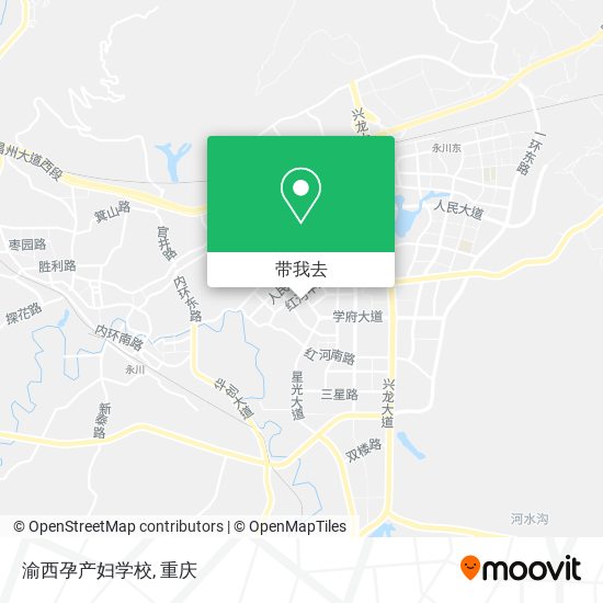 渝西孕产妇学校地图