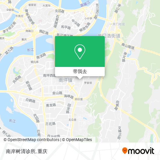 南岸树清诊所地图