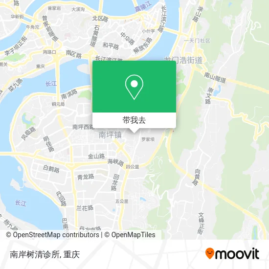 南岸树清诊所地图