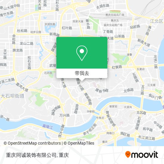 重庆同诚装饰有限公司地图